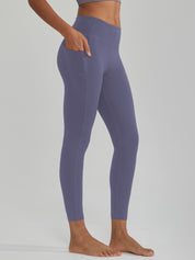 High-Waisted Yoga Pants Dual Side Pockets