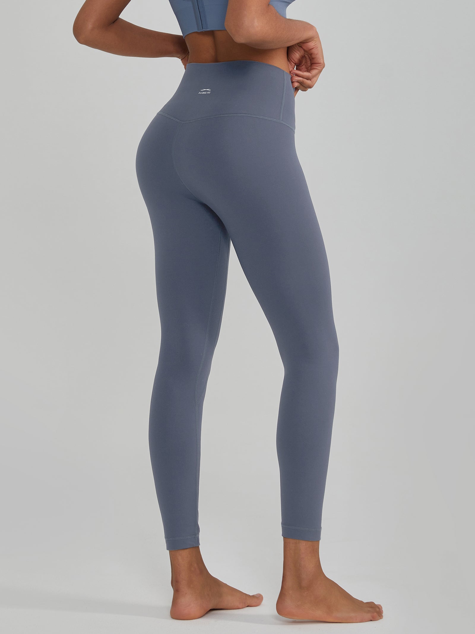 High-Waisted Yoga Pants Hidden Pocket on the Front Left Waistband