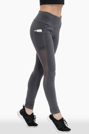 Buttery Soft Mesh Yoga Pants with Pockets Gym Workout Running