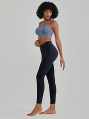 High-Waisted Yoga Pants Hidden Pocket on the Front Left Waistband