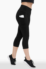 Buttery Soft High Waisted Non-See-Through Capri Leggings