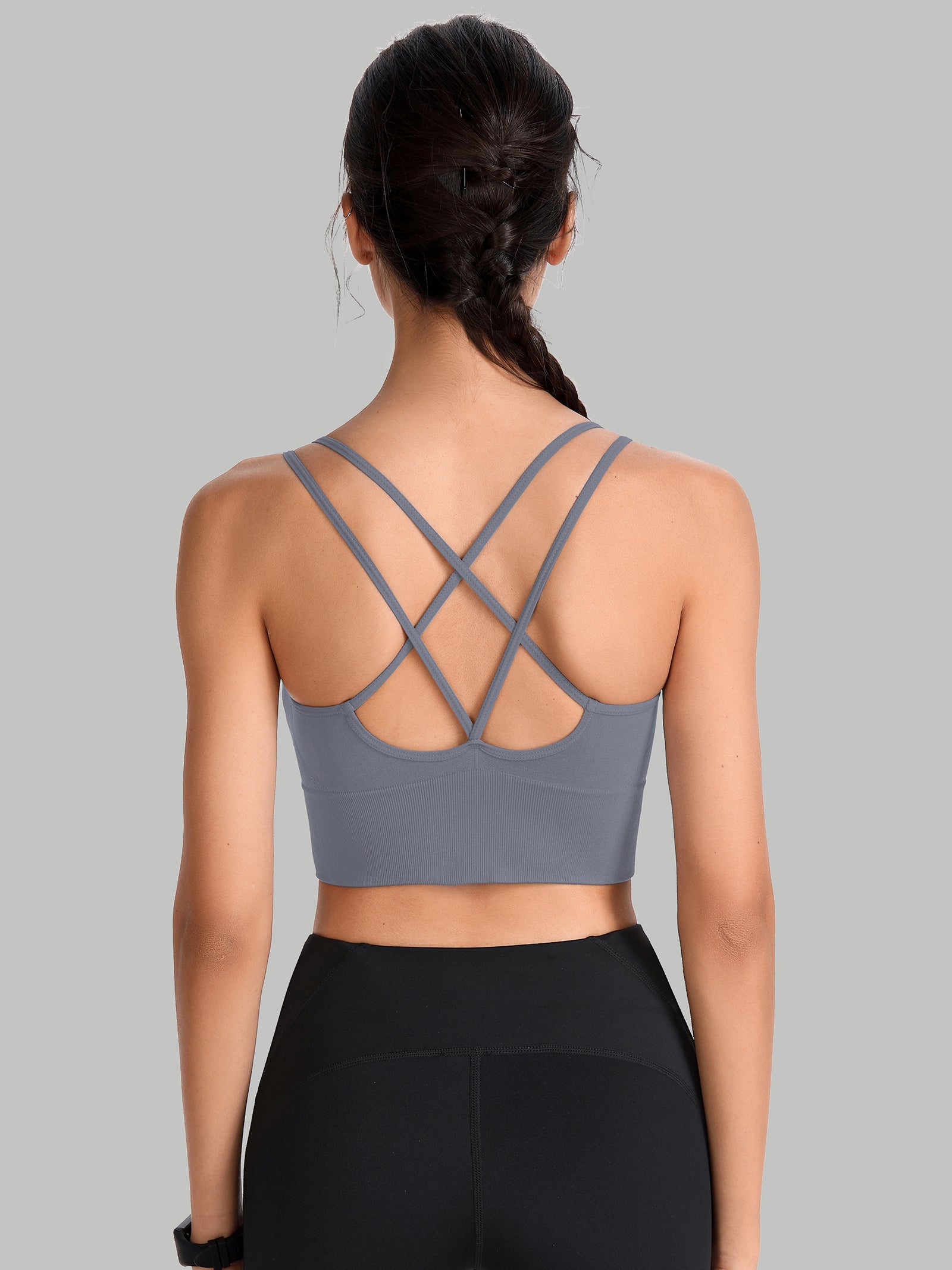 Seamless High-Performance Yoga Tank One-Piece Active Backless