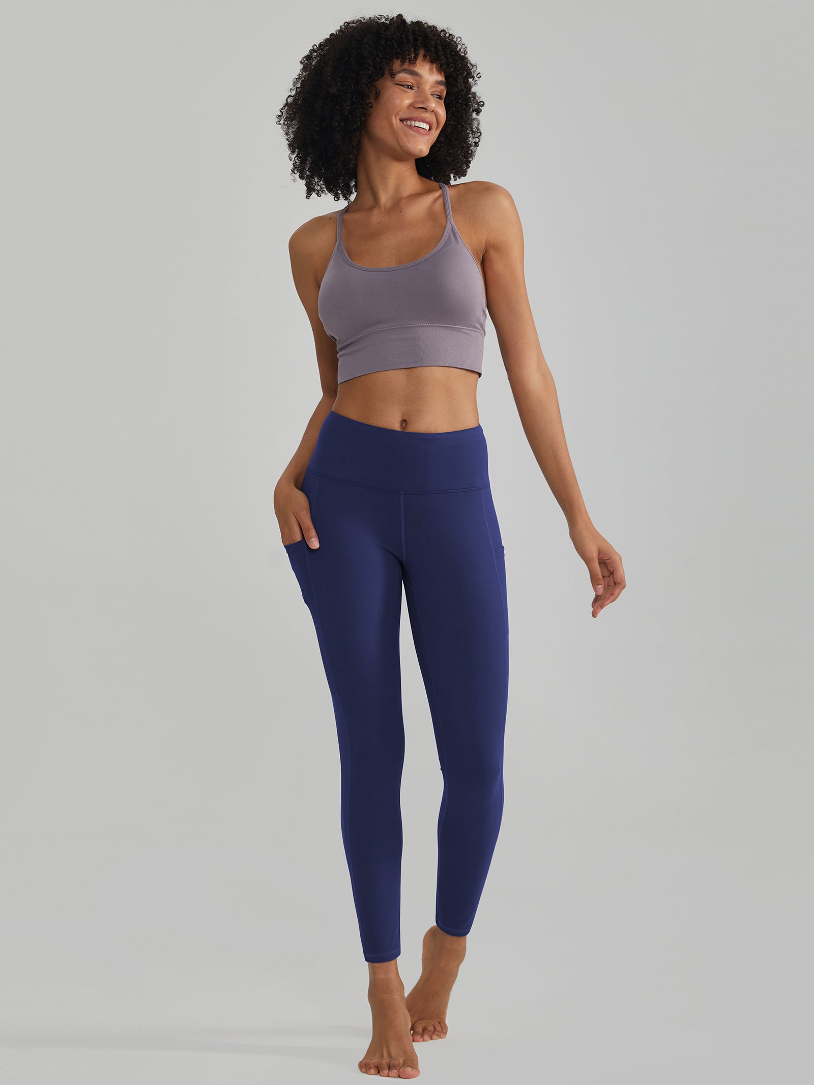 Buttery Soft High Waisted Yoga Pants Non-See-Through Full-Length Tights