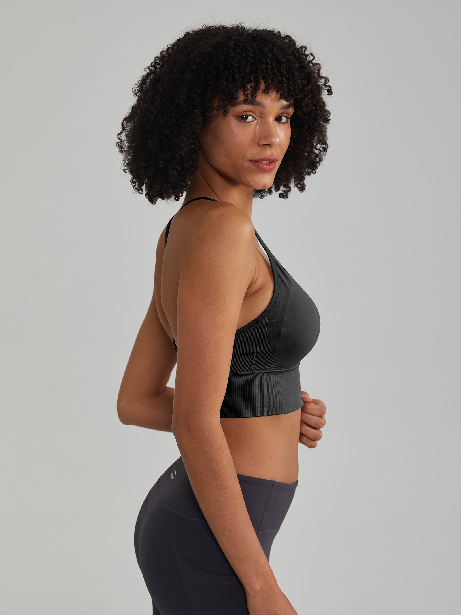 Seamless Basic Daily Yoga Tank One-Piece Classic Y-Back Sports