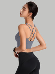 Seamless High-Performance Yoga Tank One-Piece Active Backless