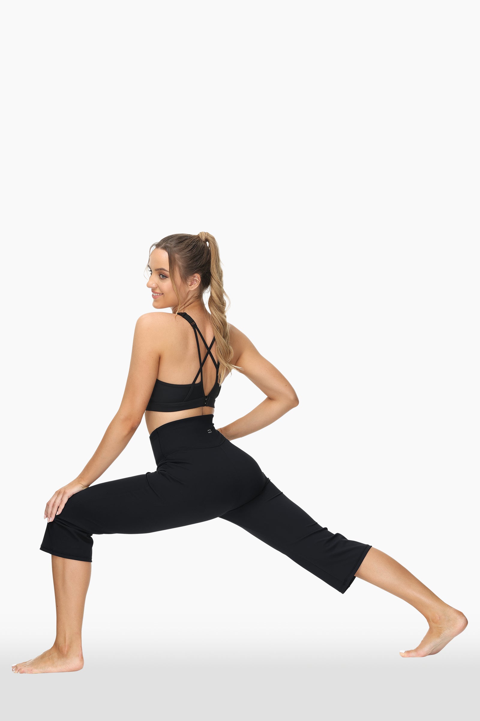 Non-See-Through Capri Leggings for Women High Waisted Buttery Soft Yoga Pants