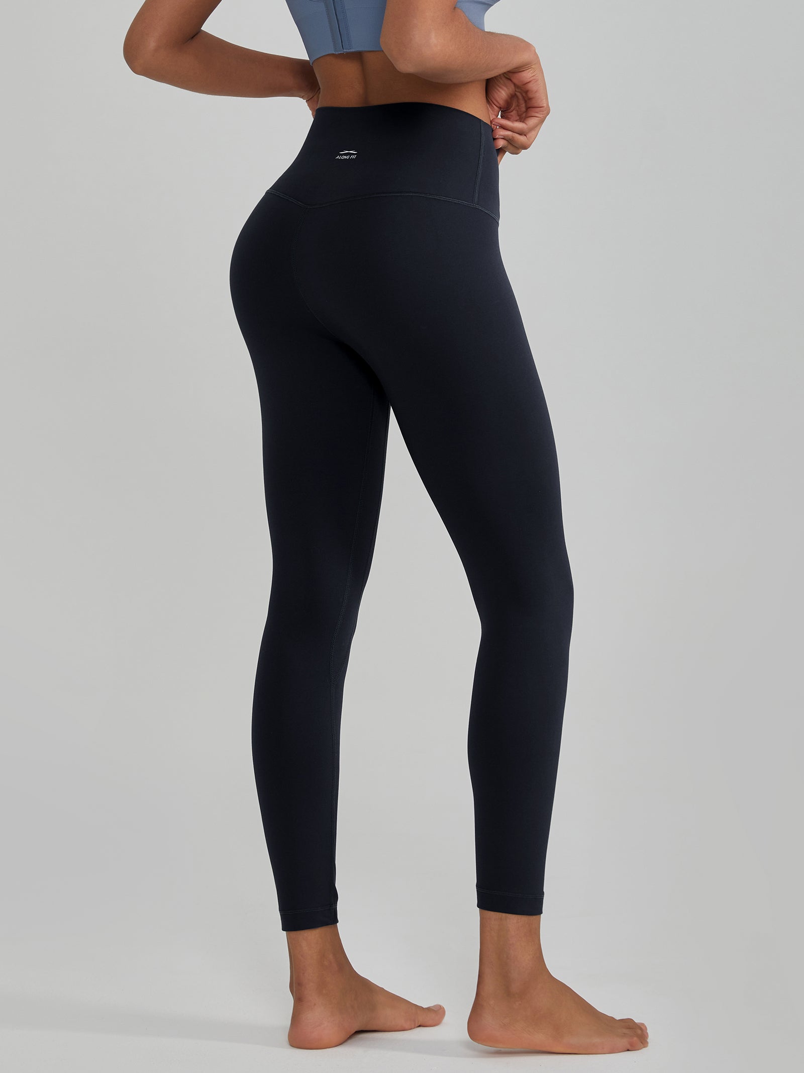 High-Waisted Yoga Pants Hidden Pocket on the Front Left Waistband