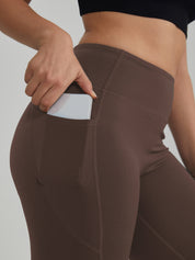 High-Waisted Yoga Pants Dual Side Pockets