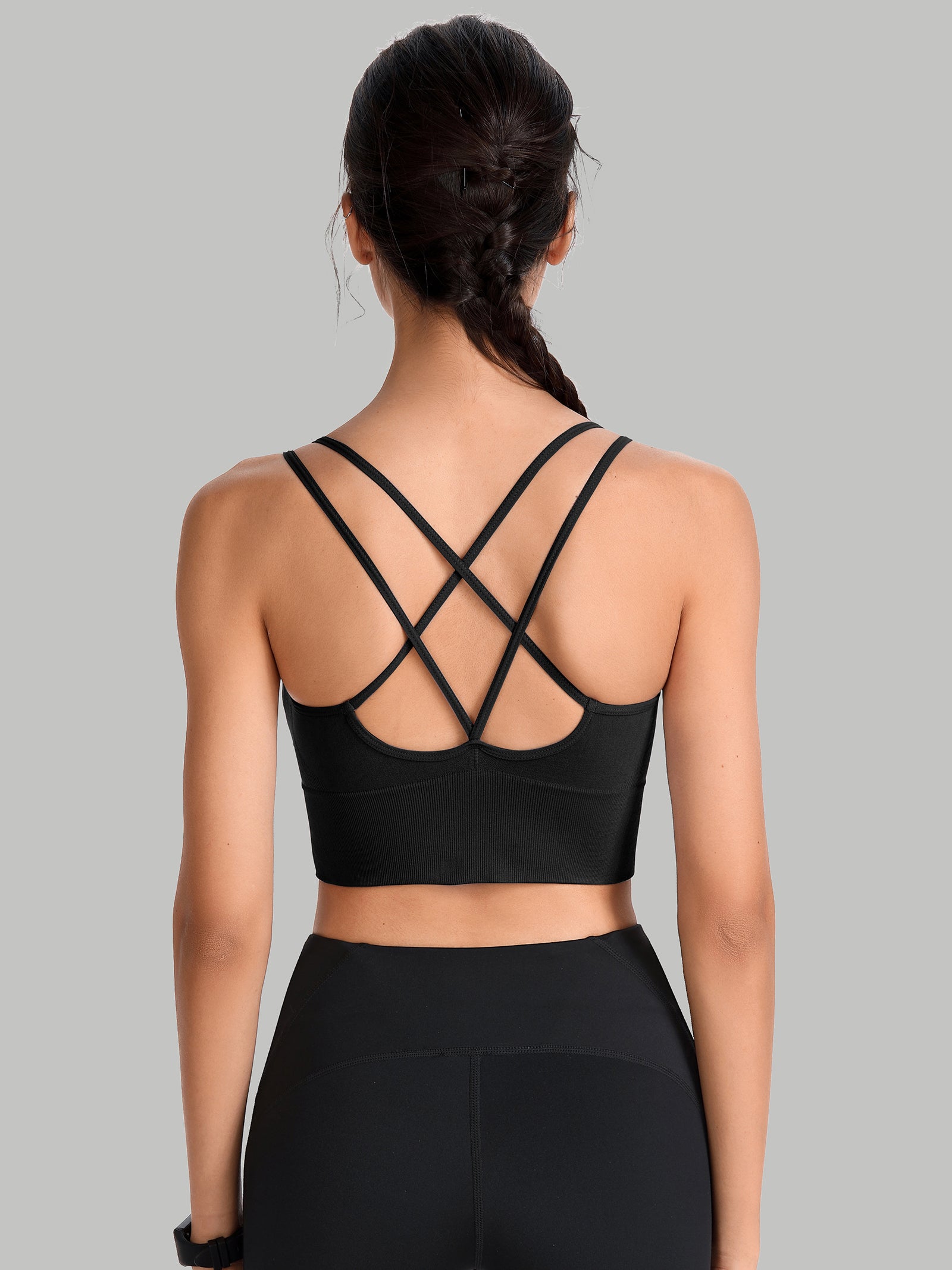 Seamless High-Performance Yoga Tank One-Piece Active Backless