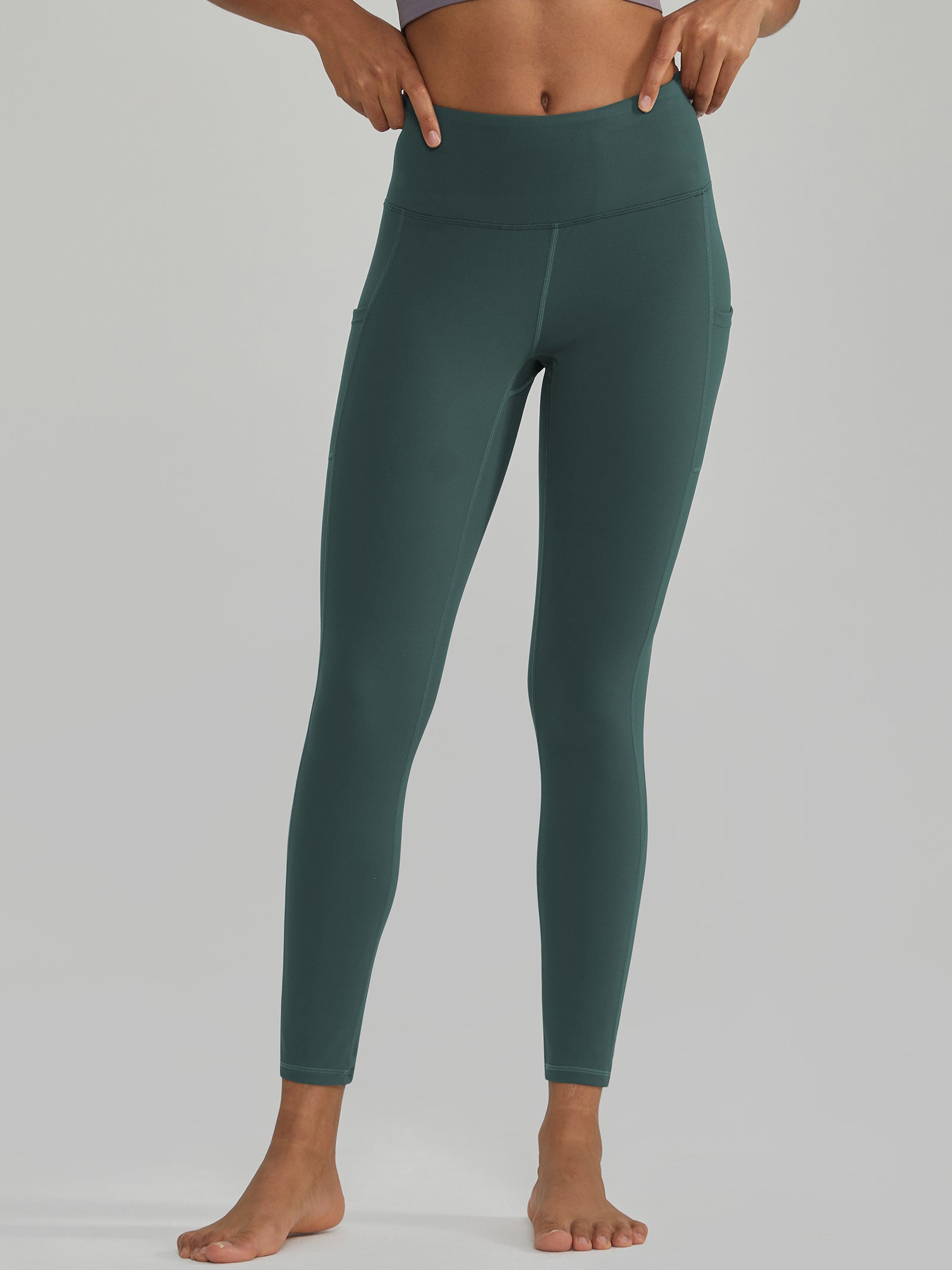 Buttery Soft High Waisted Yoga Pants Non-See-Through Full-Length Tights