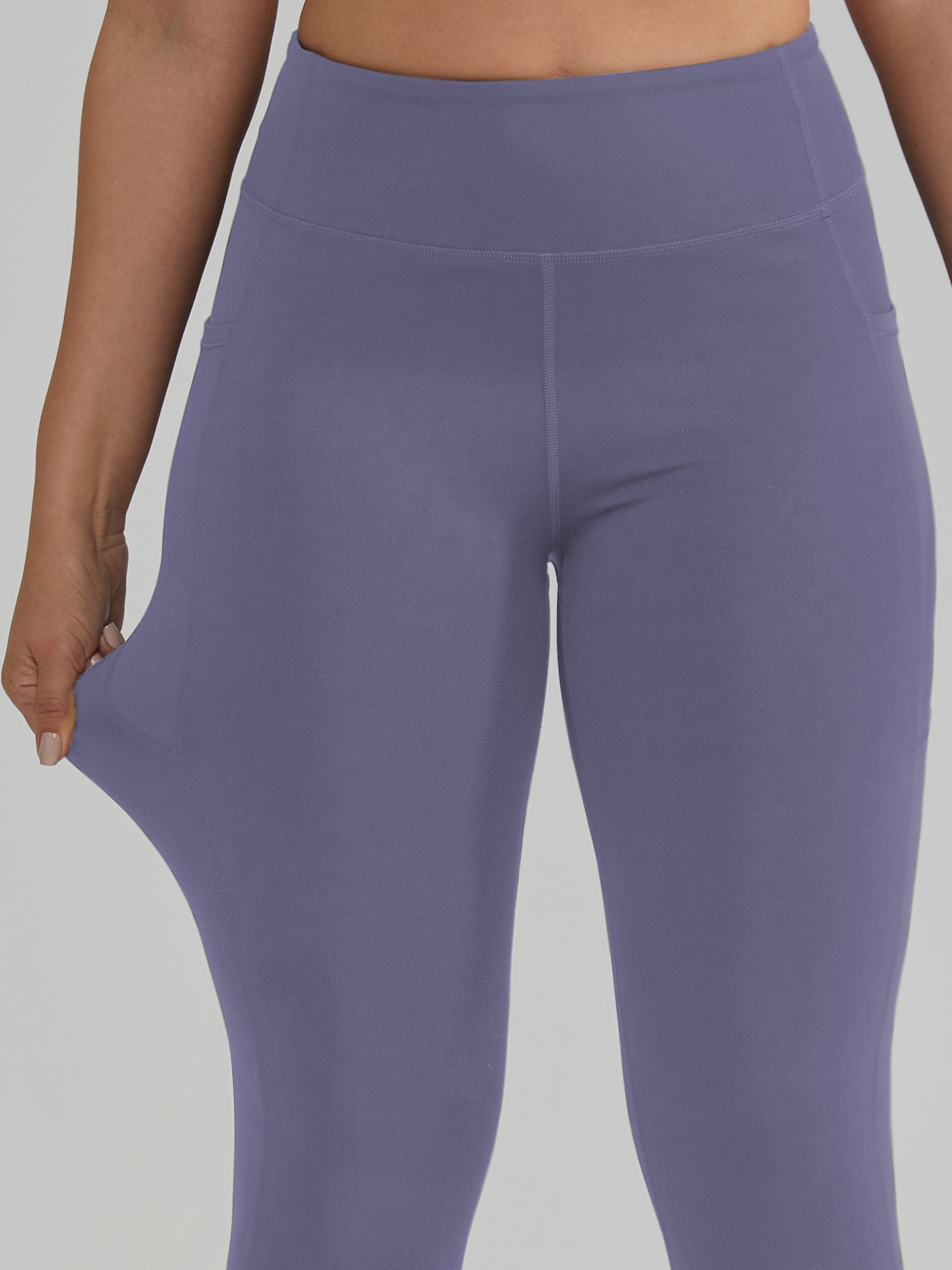 High-Waisted Yoga Pants Dual Side Pockets