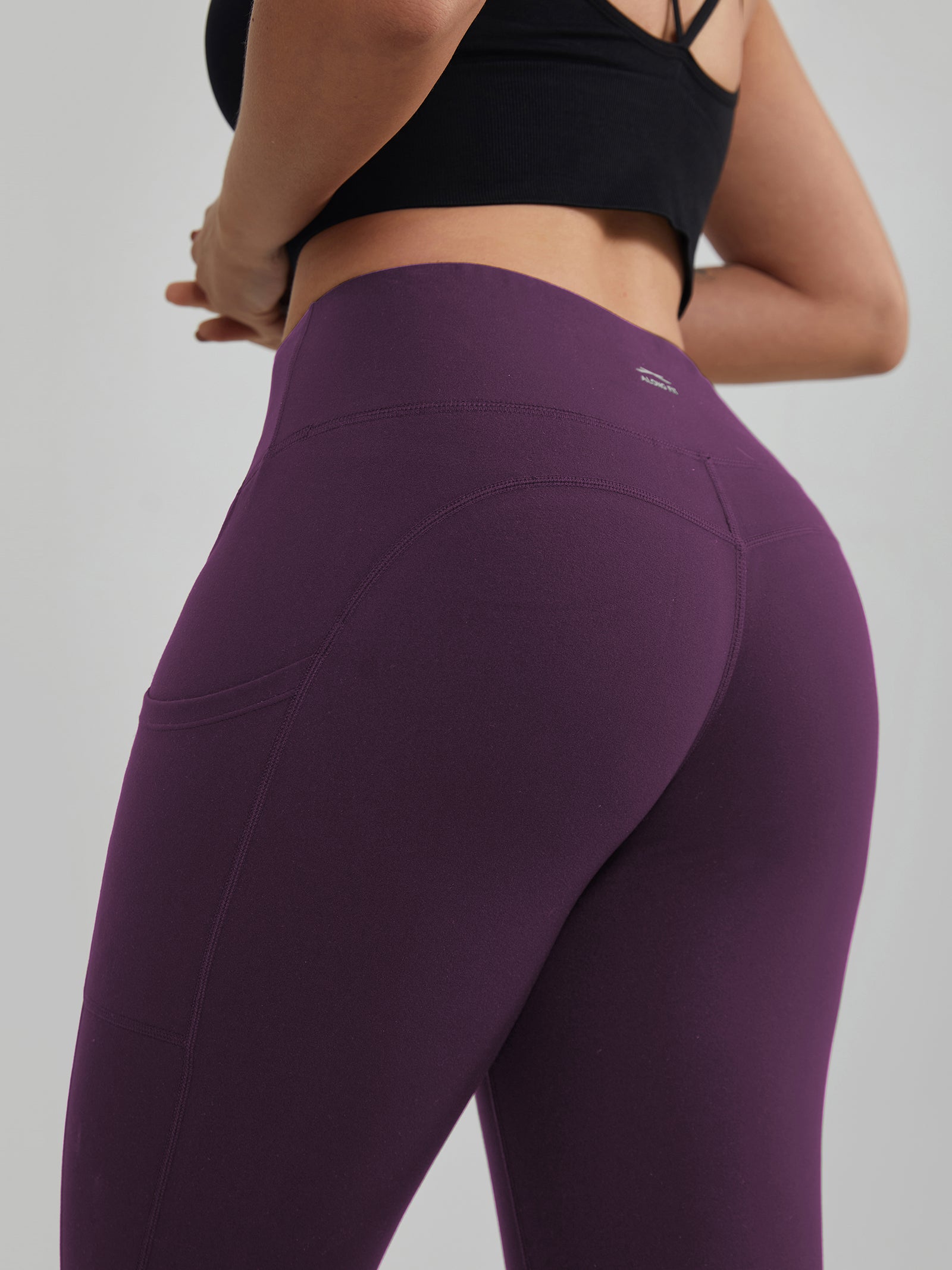 Buttery Soft High Waisted Yoga Pants Non-See-Through Full-Length Tights