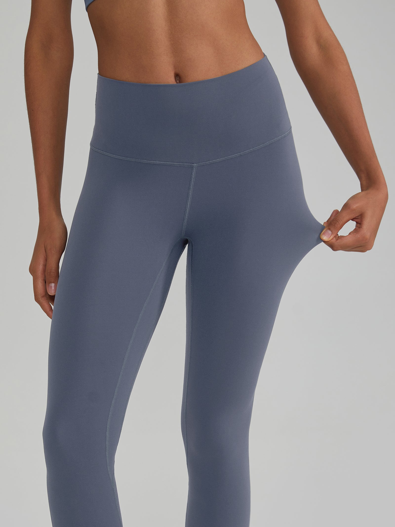 High-Waisted Yoga Pants Hidden Pocket on the Front Left Waistband