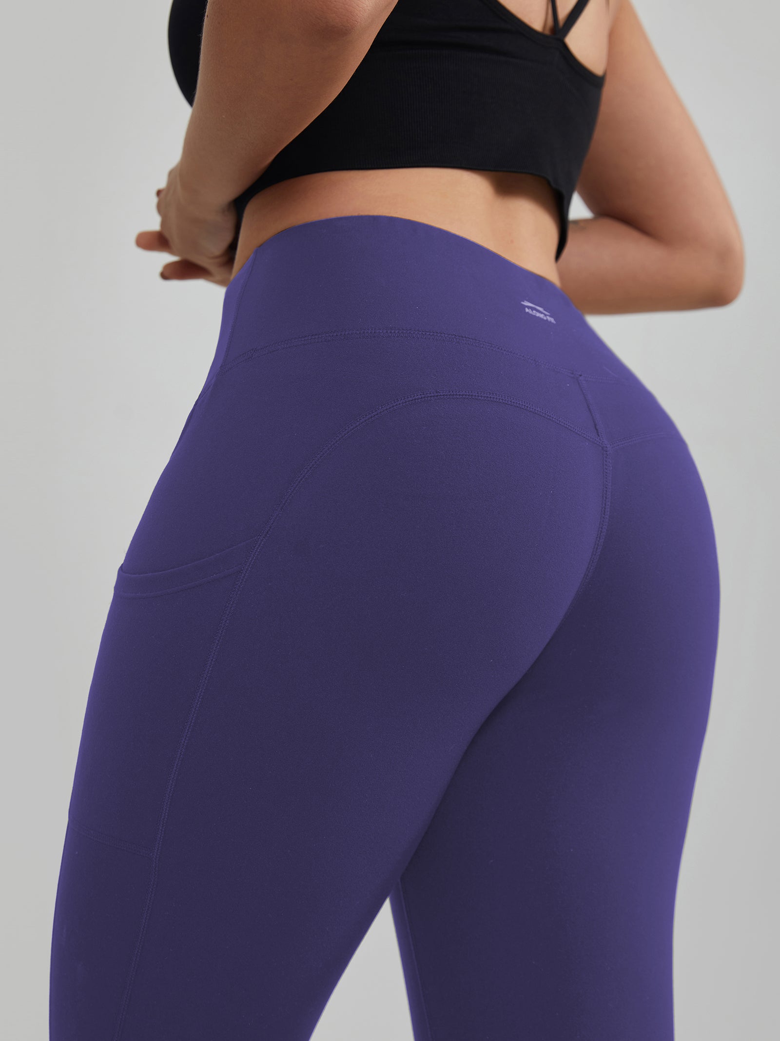 Buttery Soft High Waisted Yoga Pants Non-See-Through Full-Length Tights