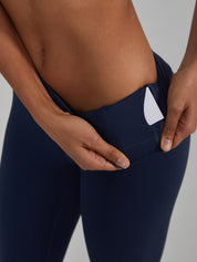 High-Waisted Yoga Pants Hidden Pocket on the Front Left Waistband