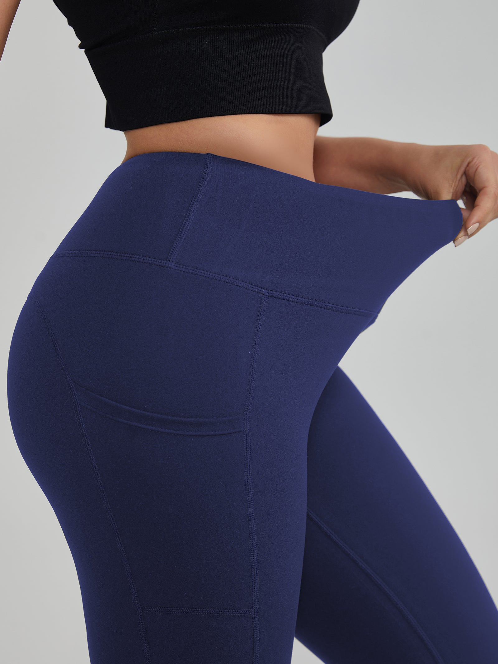 Buttery Soft High Waisted Yoga Pants Non-See-Through Full-Length Tights