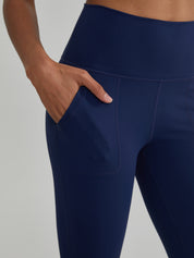 Widened High-Waisted Flared Yoga Pants Double Sided Front Pocket