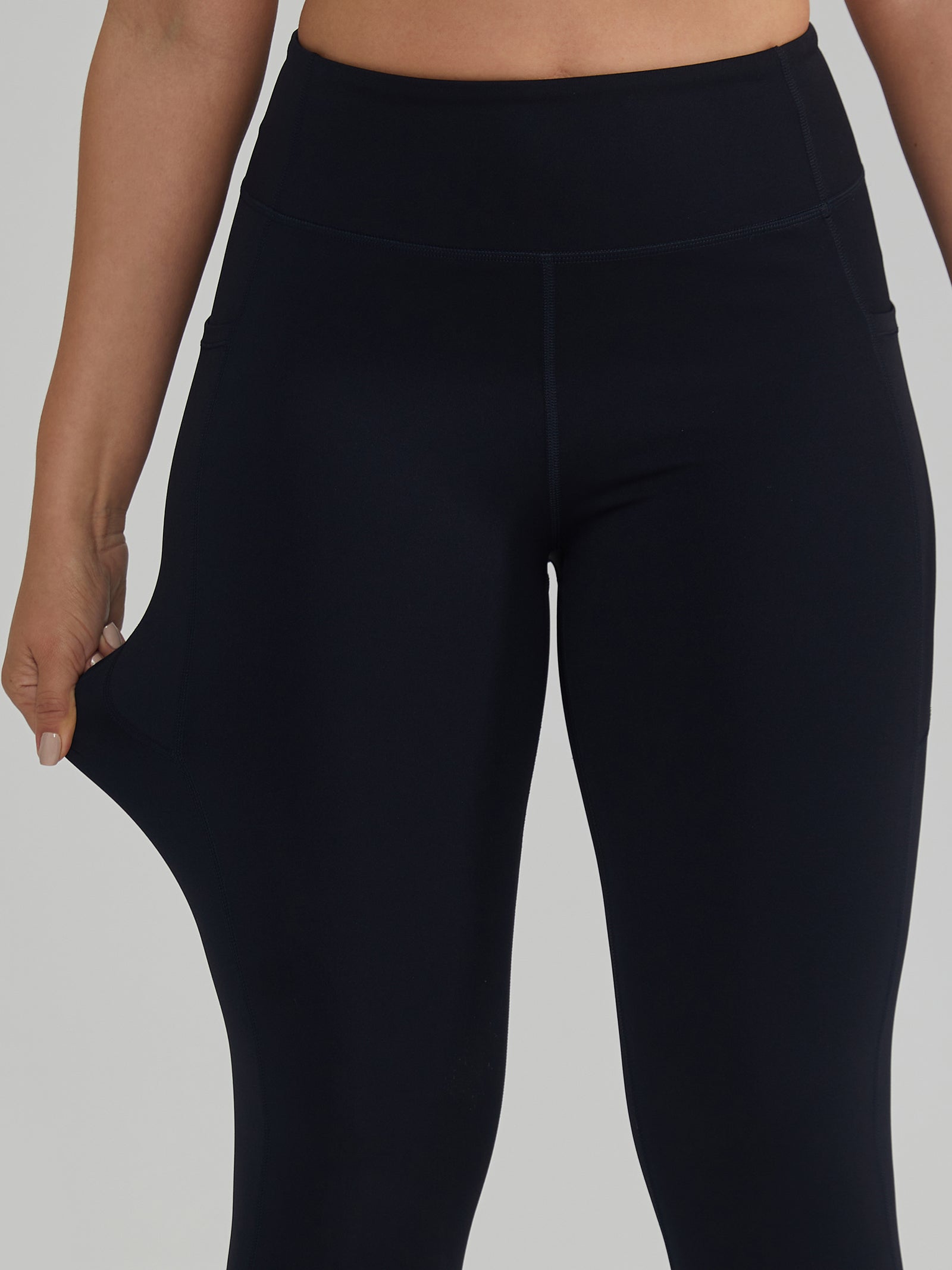 High-Waisted Yoga Pants Dual Side Pockets