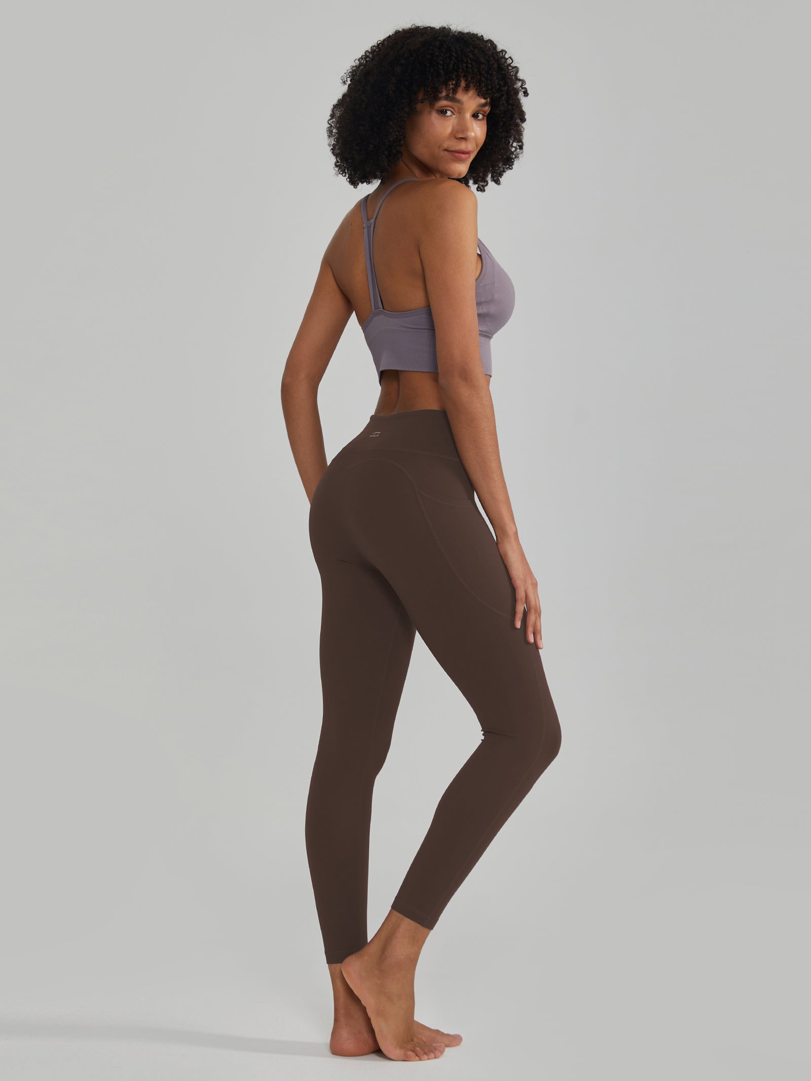 High-Waisted Yoga Pants Dual Side Pockets